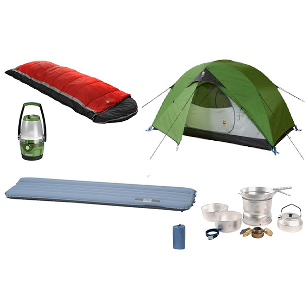 Hiking and Backpacking rental package - Two person, Kit